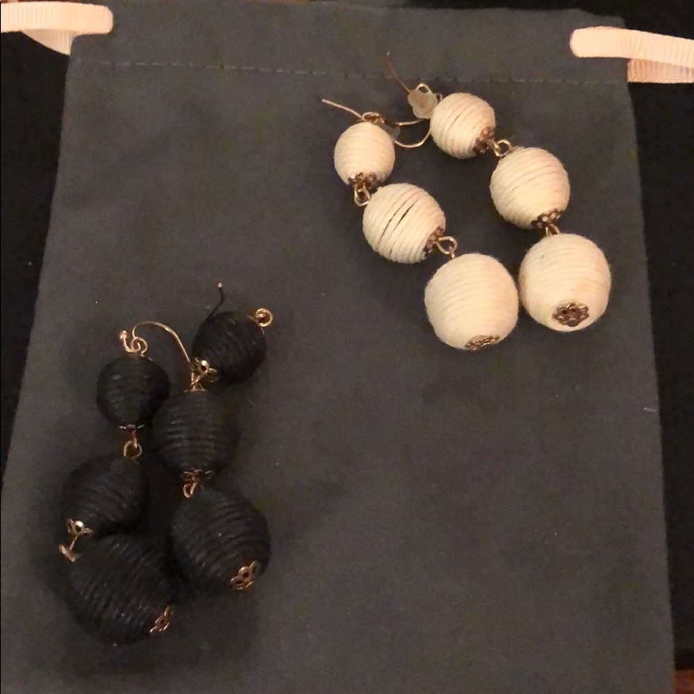 Neutral pairs drop earrings